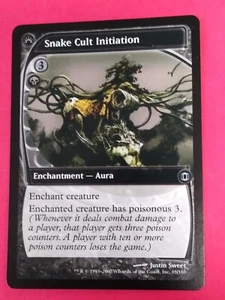 Magic The Gathering 4x SNAKE CULT INITIATION - Morningtide Black Uncommon NMint - Picture 1 of 1