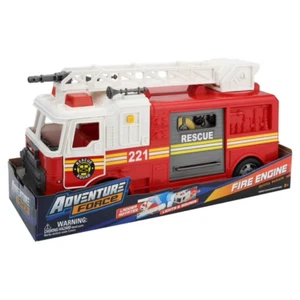 Adventure Force Utility Vehicle Light & Sound Fire Truck w/Extendable Ladder NEW - Picture 1 of 5