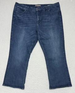 Seven x Melissa McCarthy Slim Boot Denim Jeans Womens Plus Size 20 42x26 - Picture 1 of 9