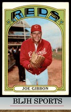 1972 Topps #382 Joe Gibbon  Cincinnati Reds (B)