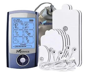 MEDVIVE Tens Unit Muscle Stimulator FDA Cleared Pain Relief 16 Modes 8 Pads - Picture 1 of 7