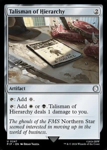 NM Talisman of Hierarchy, MTG, Fallout, Magic the Gathering, 247 - Picture 1 of 1