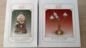 Beauty & The Beast Cogsworth Table Clock & Lumiere Room lamp Light set Figure - Picture 1 of 3