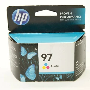 HP 97 Tricolor Ink Cartridge Printer Ink Expired 2014 NEW in Box  GG02 - Foto 1 di 3