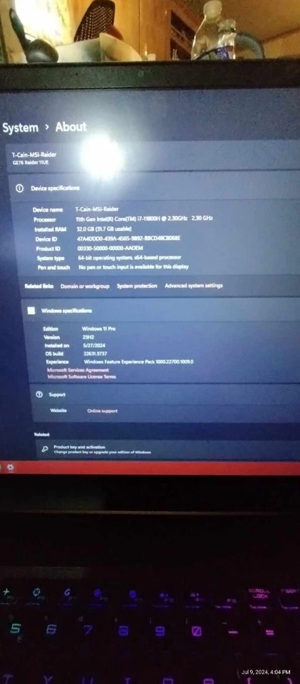 msi ge76 raider rtx 3060 - Image 1 of 4