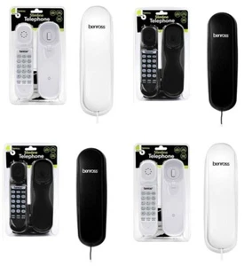 Telefon stacjonarny Telefon przewodowy Home Office Slimline Telefony stacjonarne - Zdjęcie 1 z 5