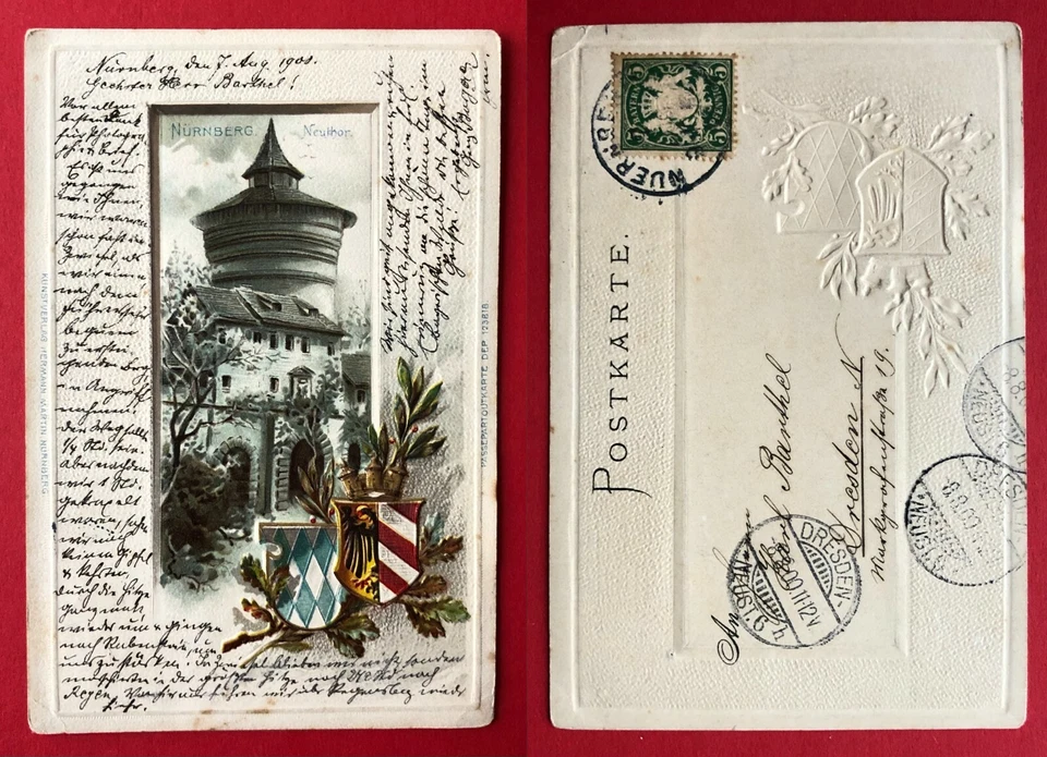 Litho AK NÜRNBERG 1900 Neutor  ( 103015 - Bild 1 von 1