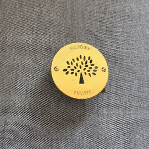 Mulberry logo Metal pronged for Part - Picture 1 of 3