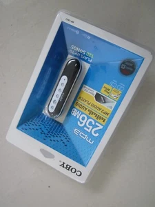 Coby MP-C843 Silver/Black ( 256 MB ) Digital Media Player - Picture 1 of 2