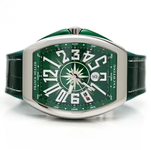 Franck Muller Vanguard Yachting Green Wristwatch V45 SC DT YACHTING AC VR - Picture 1 of 6