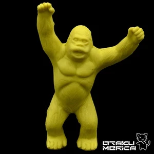 Dino De Laurentis 1976 King Kong (Yellow) - Vintage Kaiju Keshigomu 2.5in - Picture 1 of 5