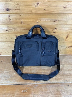 Tumi Alpha T Pass Laptop Messenger Bag Black Business Travel 26516DH Fits 16" - Image 1 of 4