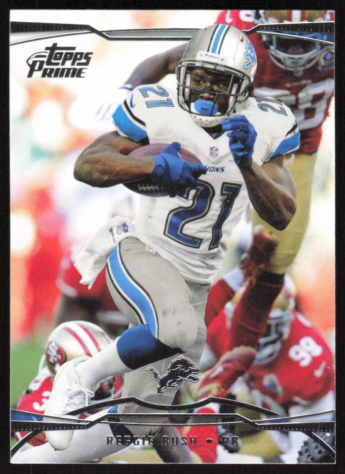 2013 Topps Prime Reggie Bush #31 Detroit Lions - Image 1 of 2