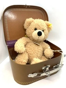 Steiff Teddy Bear "Fynn" in Suitcase - Picture 1 of 5