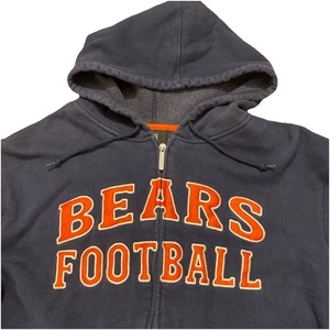 Chicago Bears Reebok Full Zip Blue Hoodie Size Large NFL - Picture 1 of 14