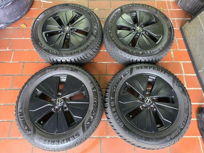 VW Polo 6 AW Alu 15 Zoll Zürich 2G0601025BC Winter Original Semperit Speed-Grip - Bild 1 von 4