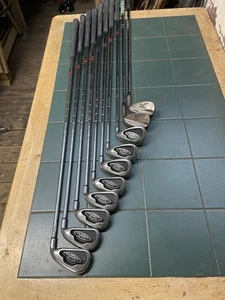 Callaway X-16 Pro Series Irons 3-PW Dynalite Gold S300 Shaft Plus 50/54 Deg RH - Picture 1 of 17