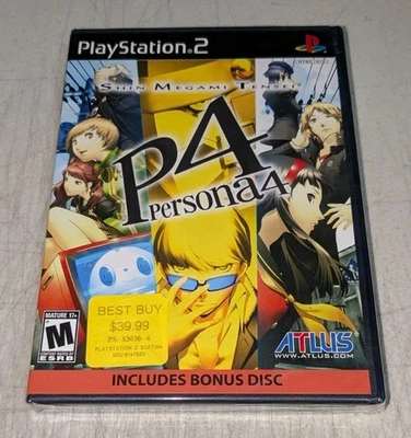 Shin Megami Tensei: Persona 4 (PlayStation 2, 2008) NEW FACTORY SEALED - Image 1 of 2