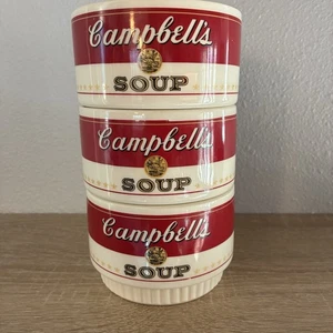 Vintage Campbell’s Soup Ceramic Bowls Set of 3 – 1960 Collectible - Picture 1 of 5