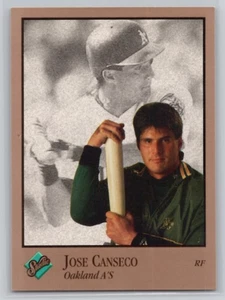 1992 STUDIO #222 JOSE CANSECO OAKLAND ATLETICA - Foto 1 di 2