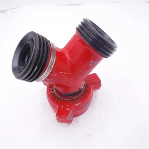 PRI 2" Figur 1502 Hammer Union Wye 15000 PSI Forged Adapter rot - Bild 1 von 5