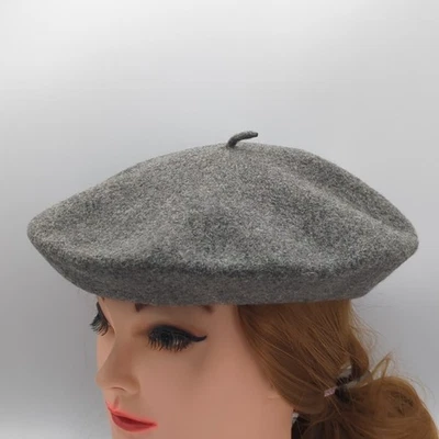 Boina gris a prueba de ducha Kangol Modeline 11" 100 % lana para mujer talla única Foto 1 de 4