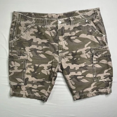 Pantalones Cortos Carga True Religion Camuflados Para Hombres 44 (~47) Verde Camuflaje Bolsillos Ejército Foto 1 de 4