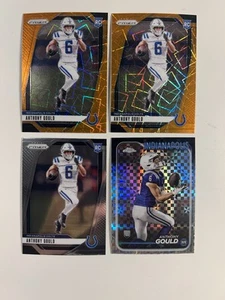 Lote de 4 cartas Anthony Gould Prizm/topps Orange Lazer, X Fractor y Base Colts - Imagen 1 de 6