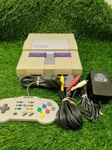 Super Nintendo SNES System Console Model #SNS-001 Bundle Tested Works - Picture 1 of 9