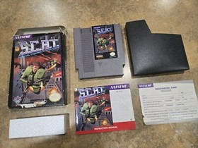 SCAT Special Cybernetic Attack Team Nintendo NES CIB RARE 