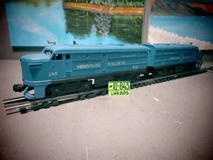 Lionel # 205 MP Missouri Pacific Alco A-A Diesel Units 1957-58 O-27 Gauge TESTED - Picture 1 of 10