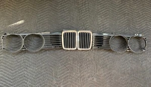 87-94 OEM BMW E32 7 Series Headlight Radiator Grille Left Center Right Grill Set - Picture 1 of 23