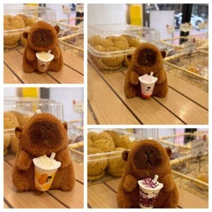 Milk tea simulation doll cardboard plush bag tag - Picture 1 of 19