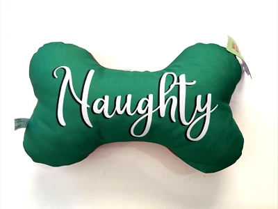 Juguete de peluche More & Merrier para perro “Travieso y bonito” juguete de chirrido de hueso vacaciones Foto 1 de 3