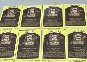 Gary Carter Autograph Signed Hall Of Fame Postcard w/Coa Mets / Expos - Picture 1 of 1