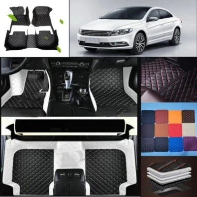 Alfombrillas coche aptas para Volkswagen CC Eos Jetta City revestimientos de carga alfombras almohadillas personalizadas Foto 1 de 4