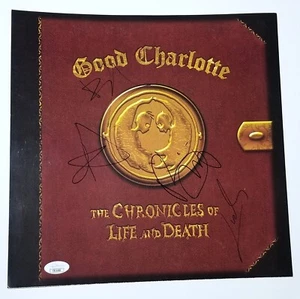 Good Charlotte SIGNED Chronicles of Life and Death Album Flat JSA COA Benji Joel - Picture 1 of 4
