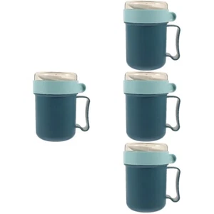 4 Sets Tragbarer Joghurtbecher Behälter Tassen Vorspeisenbecher Student Baby - Bild 1 von 12