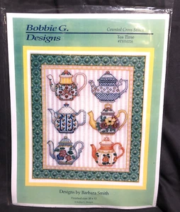 Bobbie G. Designs ‘Tea Time’ Counted Cross Stitch Chart - Picture 1 of 3