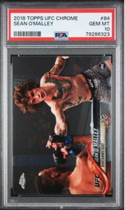 2018 Topps Chrome UFC Sean O'Malley Rookie RC #84 PSA 10 Sugar Sean Champ GEM MT