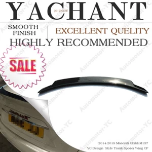 CARBON For 14-19 Maserati Ghibli M157 YC Design Style Rear Trunk Spoiler Wing - Picture 1 of 12
