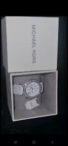 MICHAEL KORS Smart Womens White Dial Watch - Picture 1 of 3