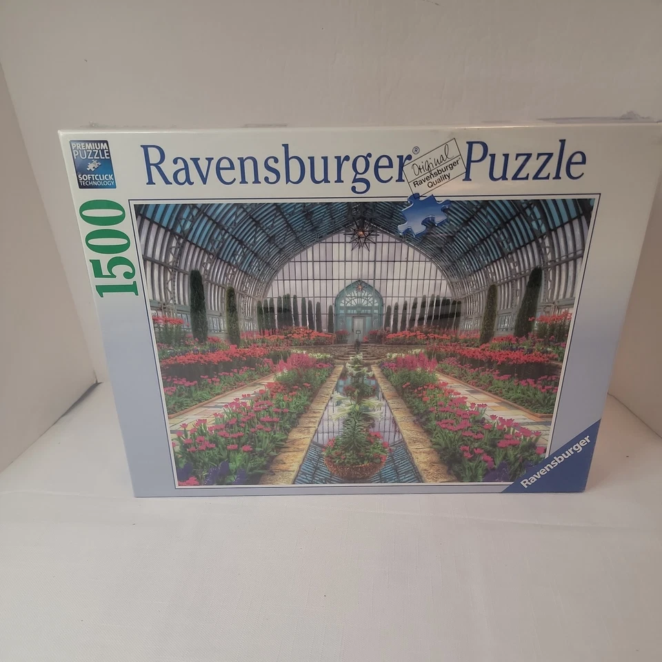 Ravensburger Jigsaw Puzzle Atrium Garden Flowers 1500 Pieces - Sealed NEW - Image 1 of 2
