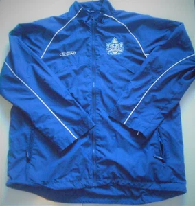 Toronto Maple Leafs Windbreaker Jacket SIZE 32 Full Zip Drawsring Waist Mesh - Picture 1 of 10