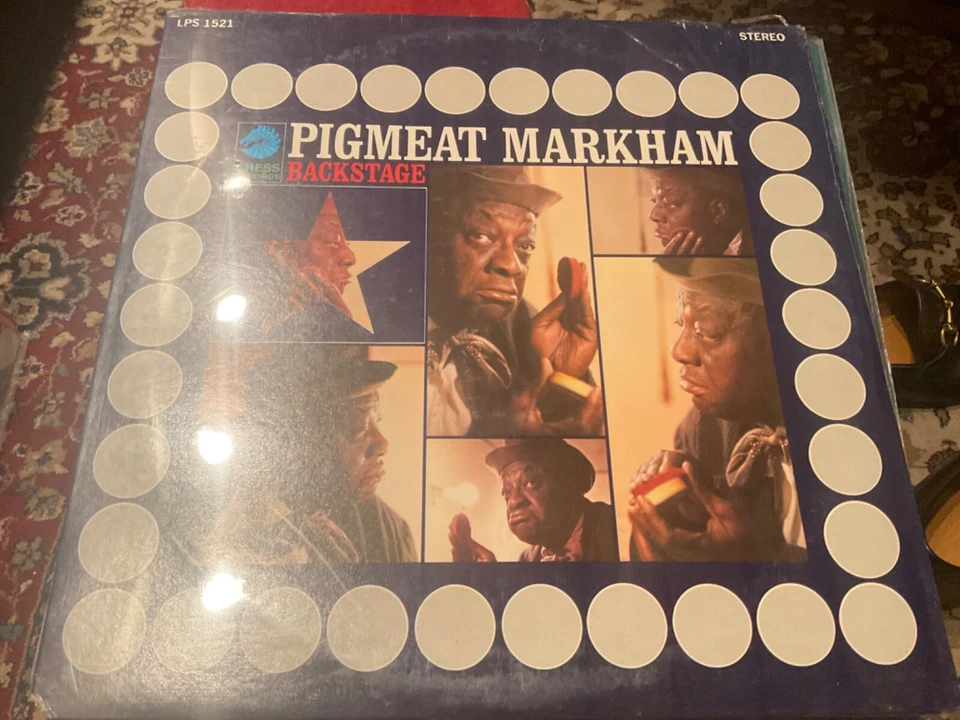 PIGMEAT MARKHAM “BACKSTAGE” 1967 VINYL LP, CHESS RECORDS, STEREO, SEALED MINT - Image 1 of 2