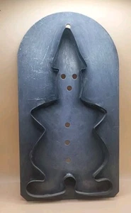 Vintage Pfaltzgraff Large Stoneware Tin Cookie Cutter Gnome / Clown 10" x 5.5" - Picture 1 of 6