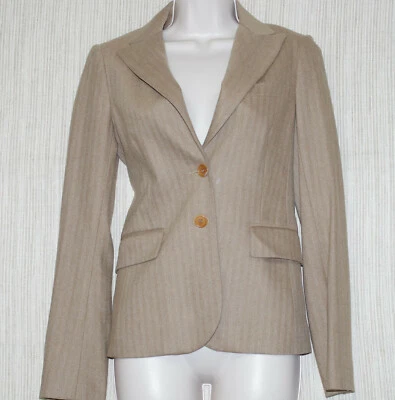 Blazer Theory beige mezcla de lana para mujer con botones talla: 2 (XS) Foto 1 de 3