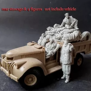 Unassembled Unpainted1/35 Resin North Africa LRDG Crew set 5364 kit - Picture 1 of 2