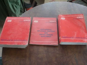 OEM 1993 Chevrolet Astro Van or P Model Service Manual - Picture 1 of 4