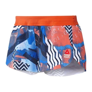 Reebok Crossfit Shorts Women's Running Trousers Sports Training Split Colourful - Picture 1 of 8